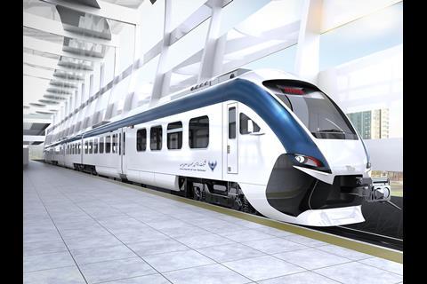 Hyundai Rotem and Iran Rail Industries Development Co are to supply 150 three-car diesel multiple-units to RAI.